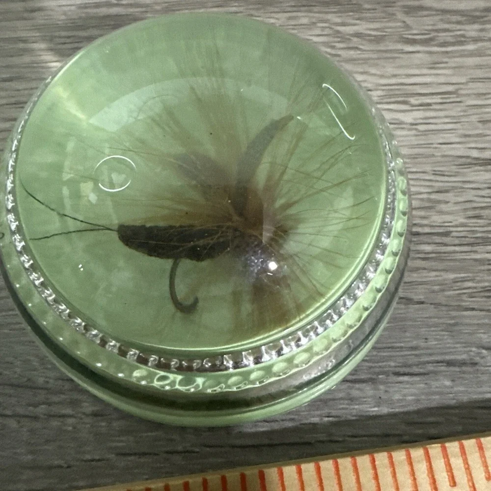 Unbranded Paperweight Unisex OS Green Excellent Fly Fishing Lure Resin‎ Dome